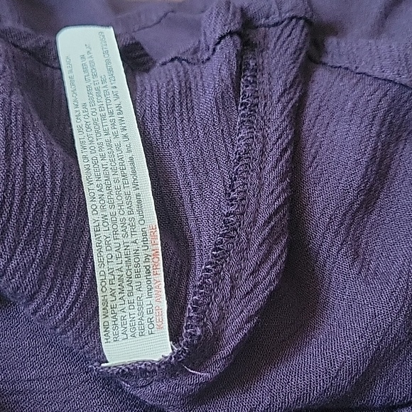 Free People Button Up Ruffle Oversized Top XS/S with Pockets!!! - Picture 10 of 10